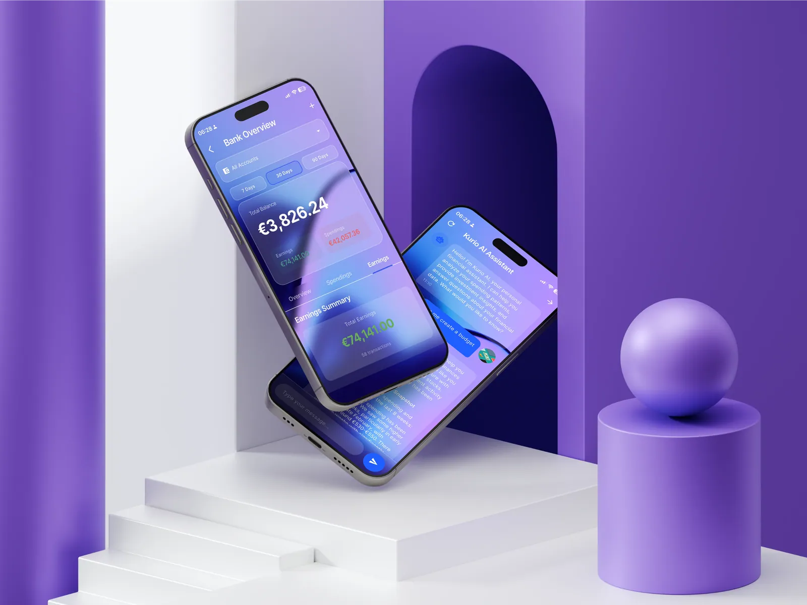 Kurio — Finance & Crypto Banking screenshot 3